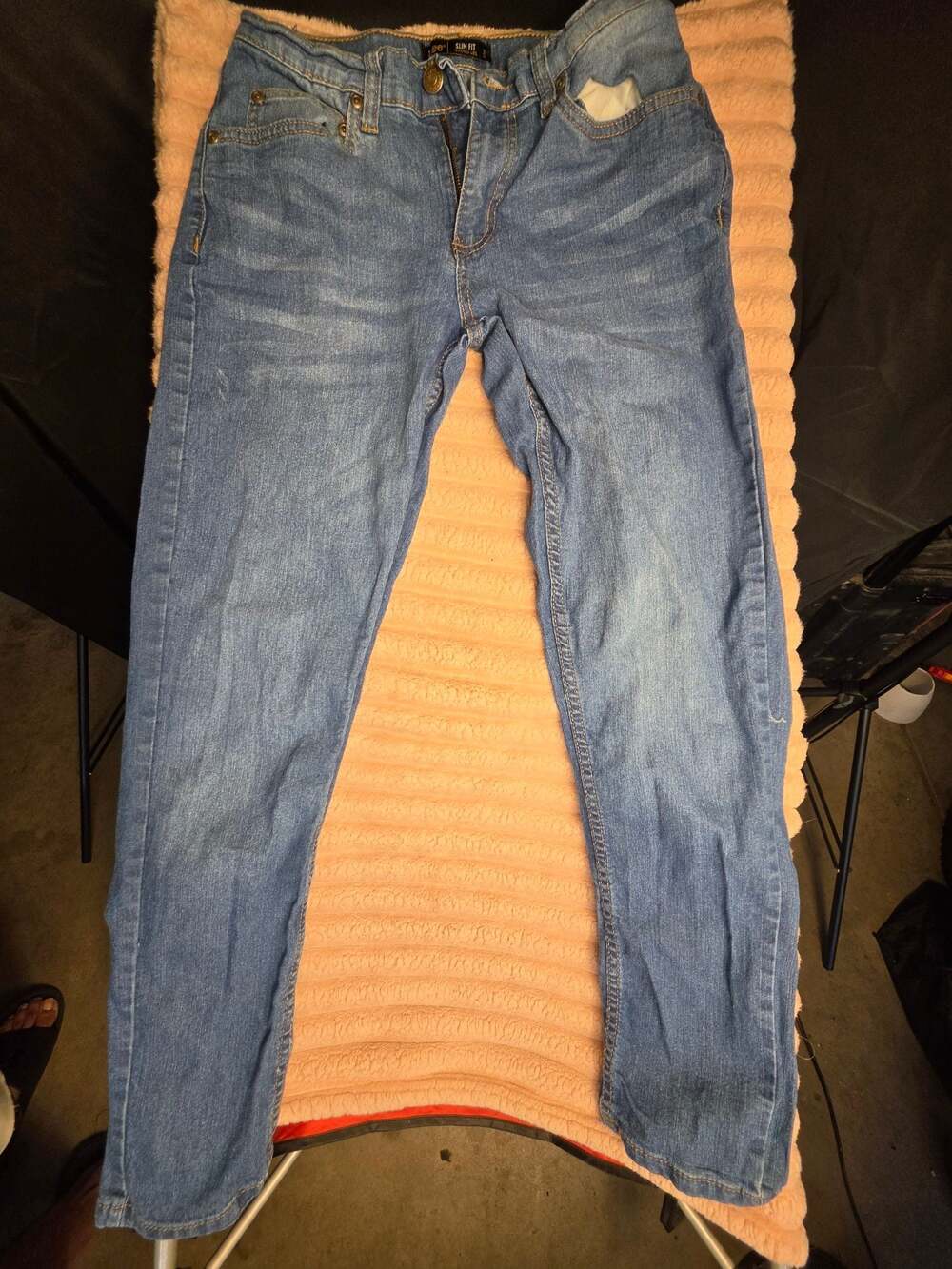 Lee Boys Slim Fit Tapered Leg Jeans Size 16